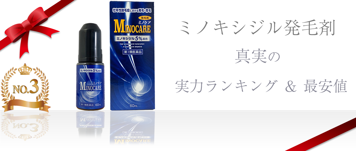 ミノケアは日本で一番安いミノキシジル発毛剤