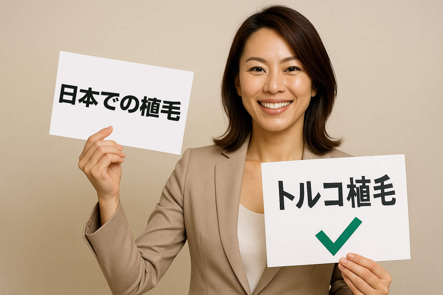 トルコ植毛が女性にも選ばれる理由